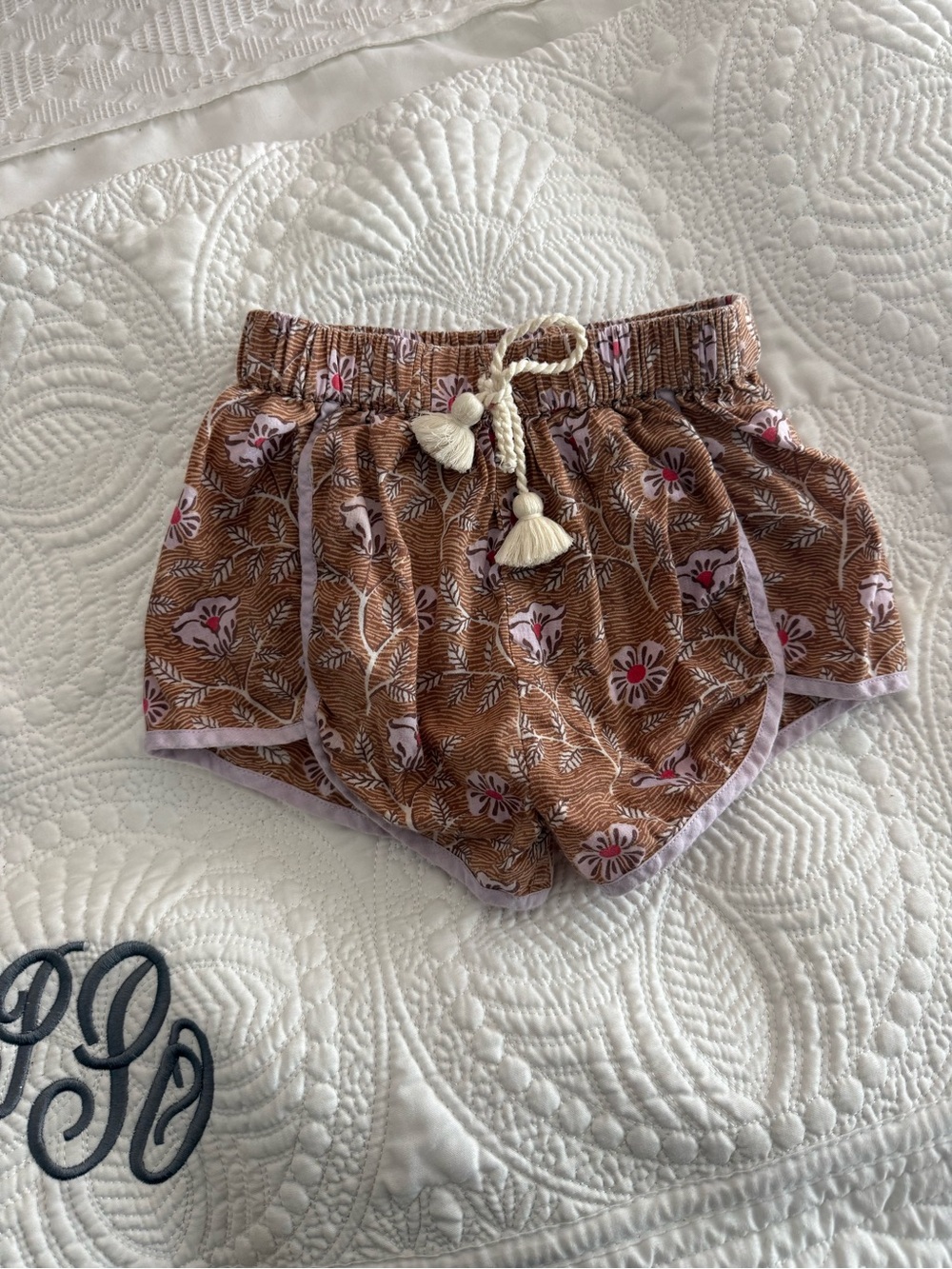 Girls Pink Chicken Shorts